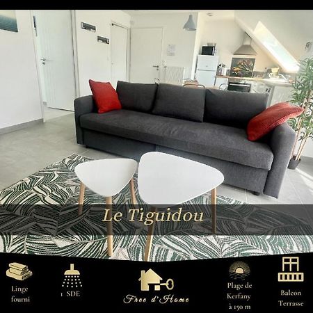 Le Tiguidou, Cosy, Lumineux, 2-6 Pers, Plage 300M Moëlan-sur-Mer Exteriör bild