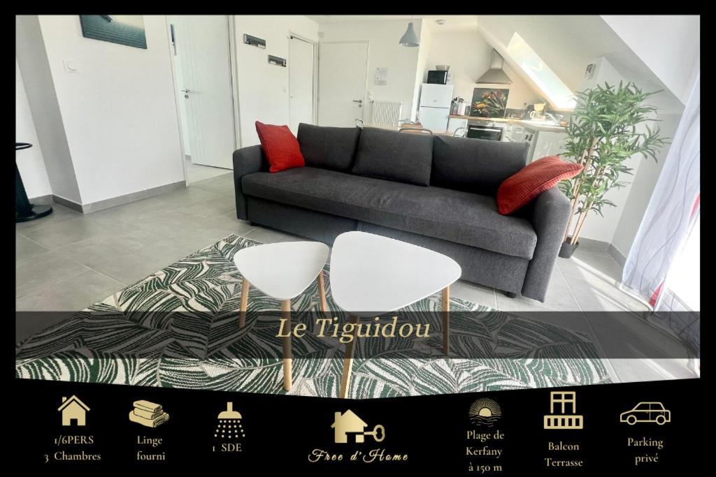 Le Tiguidou, Cosy, Lumineux, 2-6 Pers, Plage 300M Moëlan-sur-Mer Exteriör bild
